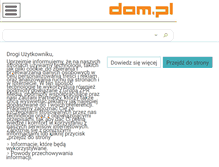 Tablet Screenshot of dom.pl