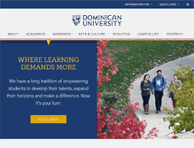 Tablet Screenshot of dom.edu