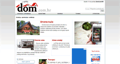 Desktop Screenshot of dom.com.hr