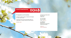Desktop Screenshot of dom.de